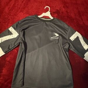 & Other Stories Archive Long Sleeve Tee - Black with White Accents